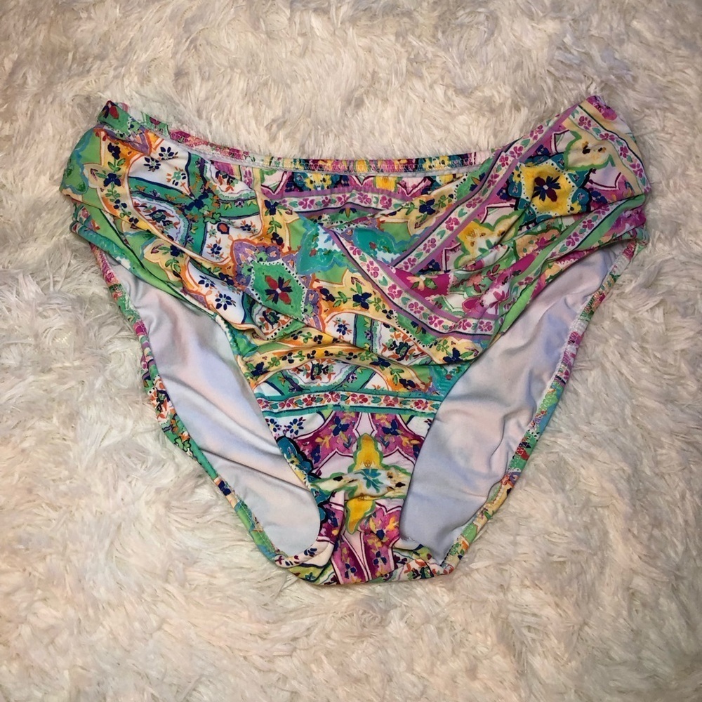 Colorful Patterned Bikini Bottoms